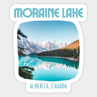 Moraine Lake Alberta Canada Sticker